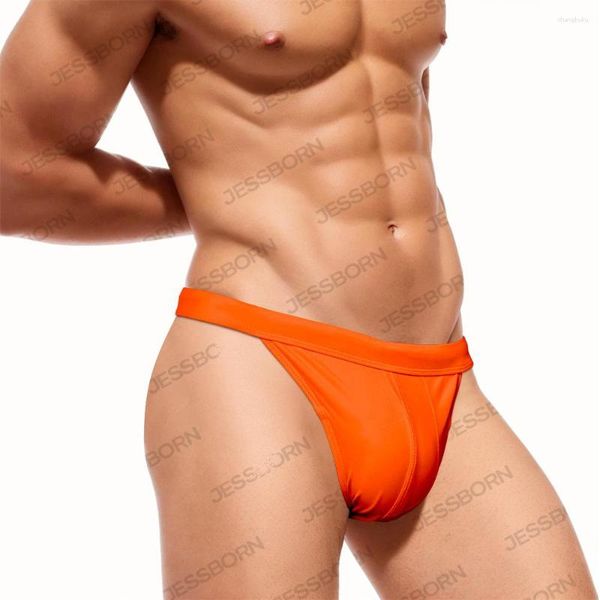 Swimwear masculin High Legs Mens Half Dack Bulge Bikini Bikini Men de natation Brief