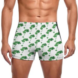 Maillots de bain pour hommes Irlandais Shamrock Maillots de bain St Patricks Day Beach Grande taille Short de bain personnalisé Slip mâle à séchage rapide