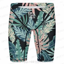 Heren Swimwear Love the Pain Men's Summer Trunks Pro Surf Surf Beach Shorts Quick Dry UV Zwempantalones Gym Swimsuit