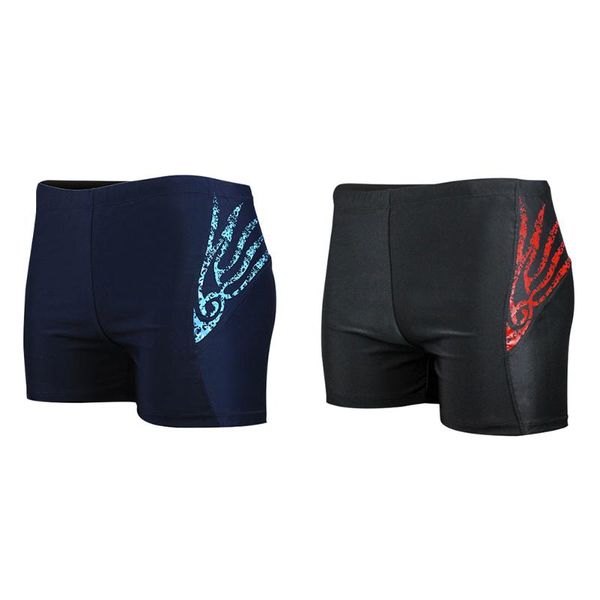 Hommes maillots de bain hommes flamme imprimé pantalon été Sexy Shorts de plage nager élastique maillot de bain maillot de bain taille culotte Boxer slips