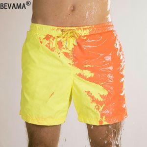 Heren zwemkleding heren veranderen kleur strand shorts bord korte zomer snel droge broek los grote maten broek zwembroek badkleding voor mannen 230412