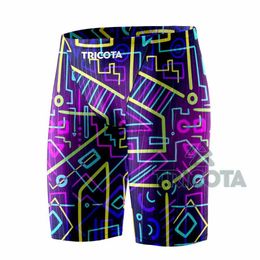 Swimons de maillots masculins Hommes nage de bain Swamwear Shark Skin Lycra Fiber High Level Natation Swimming Syer Syer Syer Trunk Training Race Pantal