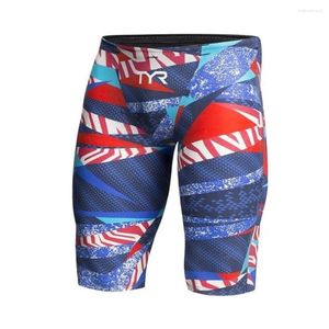 Swimons de maillots masculins hommes nage nageur Trunks Professional Beach UV Protection Gym Endurance Endurance Athletic Training Cols Shorts