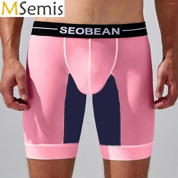 Message de maillot de bain masculin Collants athlétiques Shorts élastiques Bulgle Souchoute Cycling sous-vêtements Bodybuilding Training Bottoms