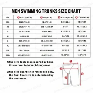 Maillots de bain pour hommes Maillots de bain pour hommes Natation professionnelle Surf Summer Beach Collants Shorts Endurance Athletic Diving