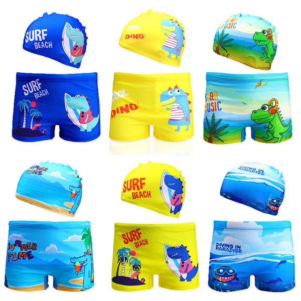 Men's swimwear Nouveau 2020 garçons maillots de bain mignon dinosaure maillot de bain pour enfants garçons 2-8 ans garçons tronc été maillots de bain garçons maillot de bain 1042 P230506