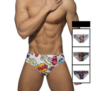 Maillots de bain pour hommes Maillot de bain imprimé Hommes Sexy Slip de bain Taille basse Maillot de bain Homme Séchage rapide Beachwear Male Gay Summer Sea Surf Wear 230630