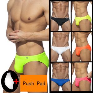 Heren Badmode Push Pad Badpak Mannen 2021 Sexy Zomer Slips Beachwear Zwemmen Ondergoed Lage Taille Snel Droog Zee Surf pak J220913