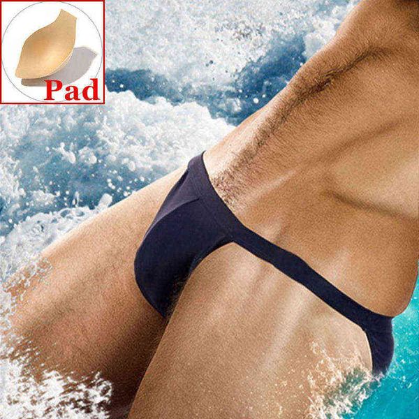 Maillots de bain pour hommes Push Up Slip de bain pour hommes Sexy Bikini Maillots de bain Half Hip Thong Tanga Gay Maillots de bain pour homme Maillot de bain Shorts de plage Desmiit J220913