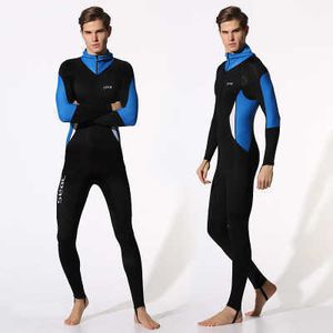 Maillots de bain pour hommes séchage rapide avant fermeture éclair Surf combinaison pour hommes combinaisons de plongée une pièce adultes anti-éruption manches longues L230314