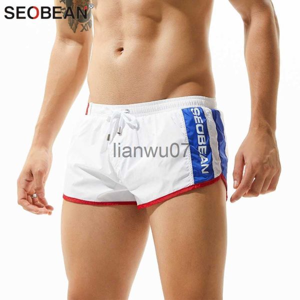 Traje de baño para hombre Pantalones cortos SEOBEAN Bermudas para hombre Pantalones cortos de playa para hombre Pantalones cortos para hombre Pantalones cortos para hombre Ocio Fitness Moda Jogger 4 colores J230707