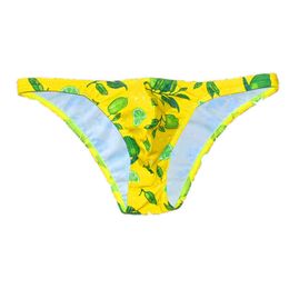 Heren badmode sexy halve heupen mannen zwemmen slijsten lage taille bikini badmode voor jeugdjongen badpak strand bad shorts badmode man j220913