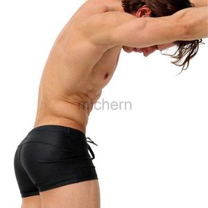 Swimwear Men's Sexy Mens Swimwear Plus taille de plage de plage Trunks Nylon Nylon Dry de maillot de bain Fashion Male Sport Bathing Board Shorts D240424