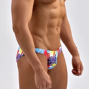 Maillots de bain pour hommes Sexy taille étroite maillot de bain hommes maillots de bain bikini hommes maillots de bain jeune homme maillot de bain maillots de bain surf vêtements courts