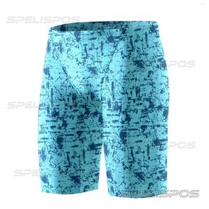 Traje de baño para hombres Spelispos Men pantalones planos Pantallas de playa Sports de natación cortos Surfes de verano