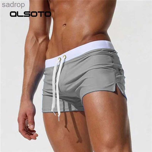 Swimwear masculin Summer 2023 Nouveaux maillots de bain pour hommes robe sexy pantalon de natation Sunga Hot Swimsuit Mens de maillot de bain Shorts de plage Maillot de Bain