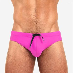 Maillots de bain pour hommes été Sexy slips homme maillots de bain planche de Surf vêtements de plage hommes maillot de bain Boxer Shorts maillots de bain pochette Gay