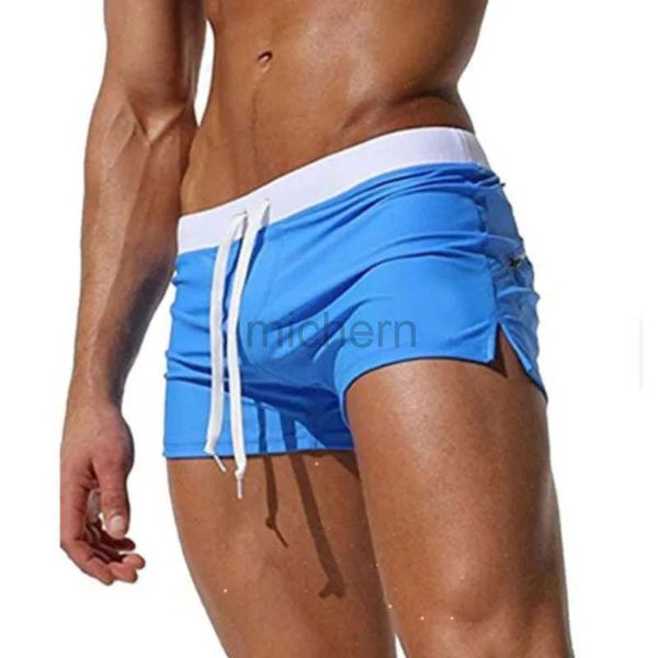 Swimons de maillots de bain masculins Souwnswear Swimsuit Maillot de Bain Boy Sceits Boxer Shorts Swimks Swimming Surf Banadores High Quality D240424