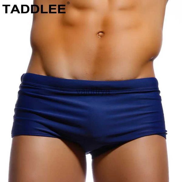 Traje de baño para hombres Taddlee Brand Men Swim Boxer Shorts Board Surf Troncos Diseñado Cintura baja Traje de baño Trajes de baño Brasileño Corte tradicional Gay YQ231102