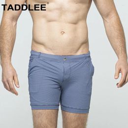 Herenbadmode Taddlee heren bikinibadpakken slips zwembroek shorts vierkante snit