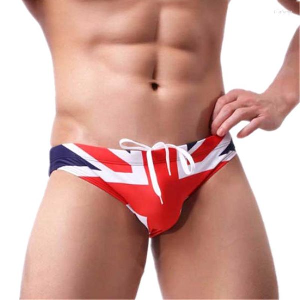 Bañador para hombre, bandera de Reino Unido, EE. UU., calzoncillos de baño para hombre, Bikini Sexy, Mini bañadores para niños jóvenes, traje de baño, pantalones cortos de playa