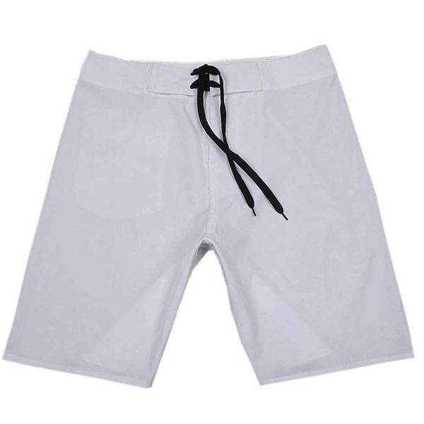 Swimwear masculin étanche Beachshorts pour hommes Bermudes blanches Pantalons de surf à séchage