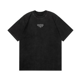 T-shirt pour hommes 2023 Balencaigaity Design de mode T-shirts Womentop Coton anti-rides Lettre imprimée Casual Couple Vêtements 02-012