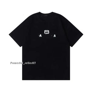 T-shirt homme 2023 Balencaigaity Design de mode T-shirts pour hommes Womentop coton anti-rides imprimé lettre décontracté Couple vêtements 2195