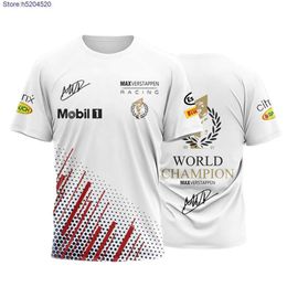 T-shirt pour hommes, nouvelle mode F1, équipe de course de Formule 1, pilotes d'été, Champion du monde, Fans de voiture, respirant, couleur rouge, Bull 2023, 454