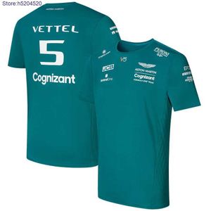 T-shirt pour hommes 2023 New Fashion F1 Formula One Racing Team Aston Martin Car 3d Print Femmes Sports O-cou Enfants Tees Tops Jersey