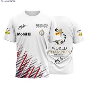 Camiseta para hombre 2023 Nueva moda F1 Fórmula Uno Equipo de carreras Conductores de verano Campeón del mundo Fanáticos de los automóviles Max Transpirable Color rojo Bull 454