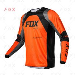 Camiseta para hombre 2023 Nuevo estilo Nueva bicicleta de montaña Bmx Carreras todoterreno Rf Http Fox Downhill Motocicleta todoterreno Mtb Dh Mx Ropa Carreras de bicicleta de montaña