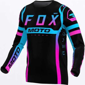 Camiseta de hombre 23 nuevo estilo camisetas de descenso Hpit Fox bicicleta de montaña Mtb Offroad Dh motocicleta Jersey Motocross Sportwear ropa bicicleta