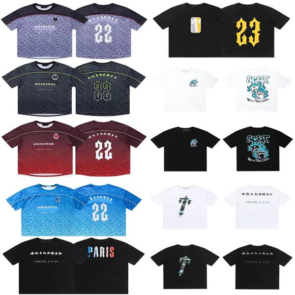 88 Trapst Camisetas para hombre diseñadores para hombre para mujer camisetas Moda Calle marea Impresión de letras Camisas de algodón polo Deportes trapstar camisetas Tamaño europeo S-XL