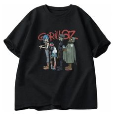T-shirt masculin Cott masculin et féminin Fashion Summer Punk Style Punk Sleeve T-shirt Streetwear surdimensionné respirant Horky Harajuku Gothic