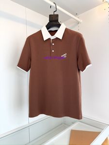 T-shirt pour hommes chemise de créateur vêtements pour hommes à manches courtes décontracté pour femmes Polo à manches courtes style marin col rabattu lettre broderie T-shirt de la série Pharrell Williams