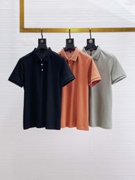 T-shirt pour hommes t-shirt t-shirt t-shirt en vrac T-shirt Mode Top Men's Casual Shirt Clothing Street Polo Shirt Sleeves Vêtement