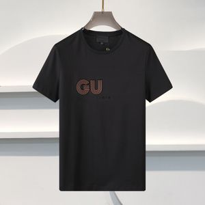 Heren t-shirt Letter Afdruk Luxe zwarte witte modeontwerper zomer premium top top mouw maat s-xxxl 007