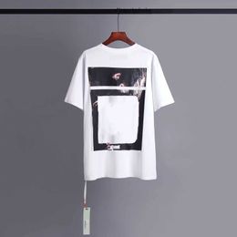 T-shirt pour hommes Hommes Femmes Designers T-shirts Offs Loose Tees Tops Homme Casual S Vêtements Streetwear Shorts Manches Polos T-shirts Taille Offes Blanc