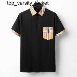 Camiseta de hombre POLO diseñador marca de moda polo verano lujo Polo marca de moda Camisetas transpirable manga corta solapa casual para hombre camisetas polo