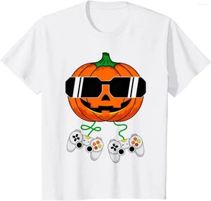 T-shirt pour hommes citrouille imprimée Halloween Horreur VIBES CHEPING SUMME MENS ET FACE FOLIE FOLIE VOLABLE TOP CONFORMATIF