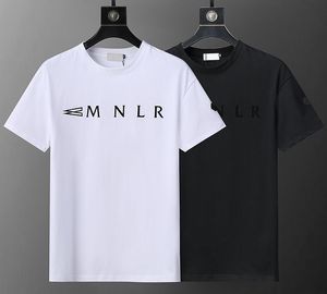 2024 merkontwerper heren t-shirt zomer pure katoenen ronde nek pullover meerdere stijlen casual ademende borst printletter korte mouw grote mouw kleding m-xxxl