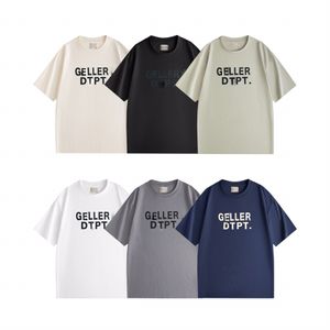 T-shirt pour hommes lettre d'été imprimer six chemises de créateurs pour hommes de couleur classique minimaliste sport américain haut ample à manches courtes