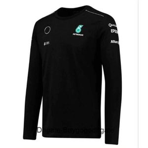 Heren t-shirt Sweatshirts F1 Formule 1 Racing Merken Heren Dames Casual T-shirts met lange mouwen Lewis Hamilton Teamwerk Cloth322N