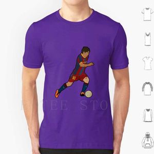 T-shirts pour hommes 10 T-shirt DIY Big Taille 100% coton Lionel Footy Football Sport Espagne Argentine Espana Ball Game Soccer El Classico Iniesta