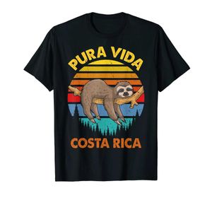 T-shirts voor heren 100% katoen costa rica pura vida slot t-shirt heren unisex t-shirt maat s-6xl d240509