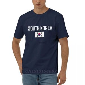 Camisetas para hombre 100% algodón Bandera de COREA DEL SUR con diseño de letras Camisetas de manga corta Hombres Mujeres Ropa unisex Camiseta Tops Camisetas 5XL