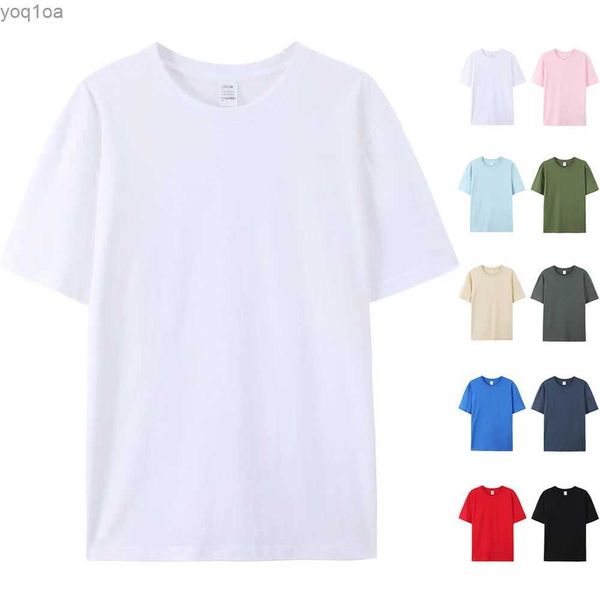 T-shirts masculins 100% coton T-shirts T-shirts blancs unisexes de haute qualité T-shirts en gros