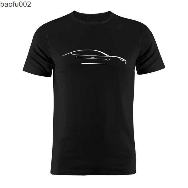T-shirts pour hommes 100% coton unisexe t-shirt Tesla modèle 3 modèle S drôle oeuvre tee W0322