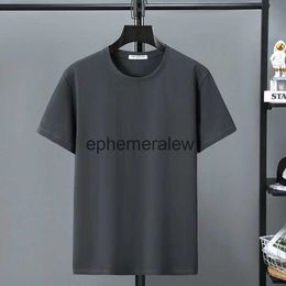 T-shirts hommes 10XL 12XL Plus Taille T-shirt Summer Coton T-shirt Hommes T-shirt à manches courtes Casual Tops Tees Mâle Solide Couleur Crewneckephemeralew1